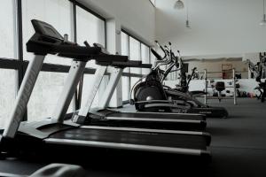 Fitness centrum a/nebo fitness zařízení v ubytování Hotel Ali Baba