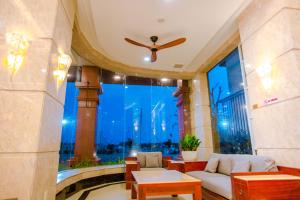 A seating area at Minh Toan Athena Hotel