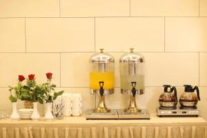 Coffee and tea making facilities at Minh Toan Athena Hotel