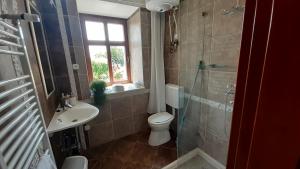 Koupelna v ubytování Bíbic Apartman C