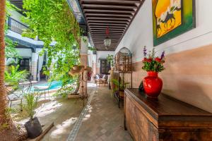 Zahrada ubytování Riad Espoir, Riad de charme en exclusivité dans la médina de Marrakech