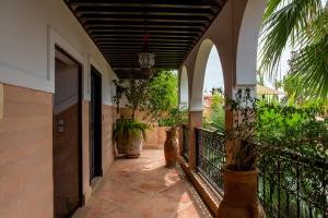 Balkón nebo terasa v ubytování Riad Espoir, Riad de charme en exclusivité dans la médina de Marrakech