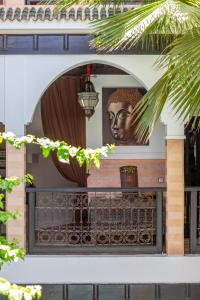 Balkón nebo terasa v ubytování Riad Espoir, Riad de charme en exclusivité dans la médina de Marrakech