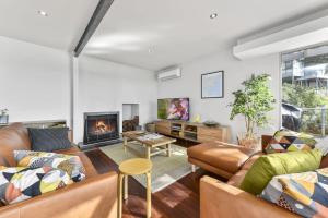 Khu vực ghế ngồi tại Bluegums at Lorne