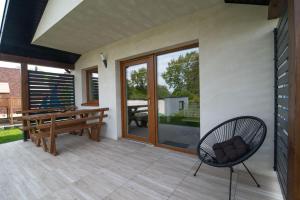 Balkon lub taras w obiekcie Domki GENAKER