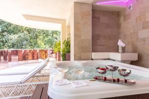 Posezení v ubytování Boutique Hotel Paradiso Bovelacci