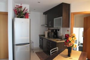A cozinha ou kitchenette de Casas do Aidro