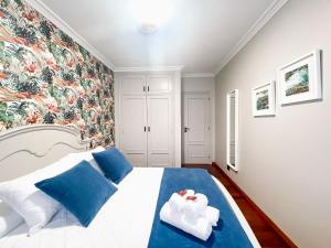 Cama o camas de una habitación en PENSIÓN CALDEA