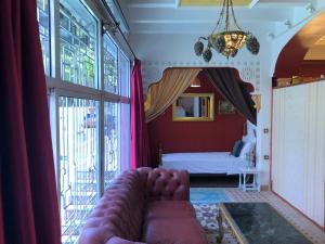 Χώρος καθιστικού στο Malabata Guest House
