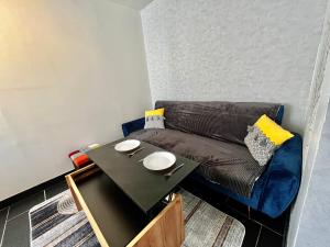 Część wypoczynkowa w obiekcie Studios au quartier pavillonnaire rue d Ambert
