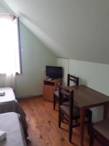 TV a/nebo společenská místnost v ubytování Hotel Premium