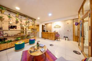 Uma área de estar em Casa Matara Boutique