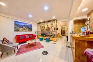 Uma área de estar em Casa Matara Boutique