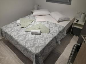 Postel nebo postele na pokoji v ubytování Sand house Antiparos