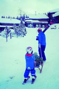Obiekt Chalet Chocolat zimą