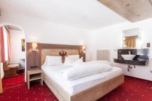 Postel nebo postele na pokoji v ubytování Haus Hrabovsky