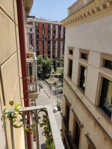 a view from the balcony of a building at Habitación en el centro barcelona in Barcelona