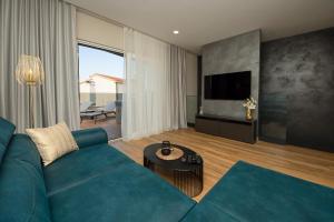 TV/trung tâm giải trí tại Luxury apartment Vista del Sole