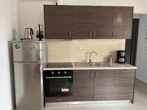 Nhà bếp/bếp nhỏ tại Plum Tree apartment with panoramic views