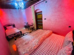 Cama o camas de una habitación en Downtown Fez Hostel