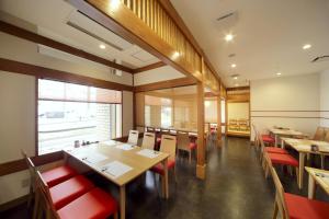 ห้องอาหารหรือที่รับประทานอาหารของ Asahikawa Toyo Hotel