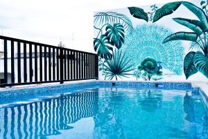 Hotel Zendero Tulum内部或周边的泳池