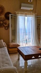 Ein Sitzbereich in der Unterkunft BeachHouse