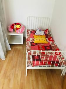 Postel nebo postele na pokoji v ubytování Ubytování v soukromí