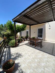 Balkón alebo terasa v ubytovaní Koundouros Home