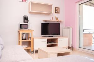 TV a/nebo společenská místnost v ubytování Apartments Oriana
