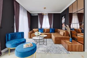 Χώρος καθιστικού στο Kotor Rooftop Apartments