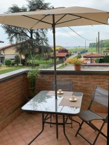 Balkón alebo terasa v ubytovaní Colline Di Barengo Apartment