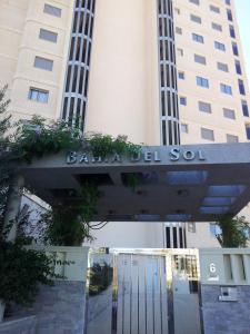 a building with a sign that reads ballet del sol at Apartment Bahia del Sol, a 20 m de Playa Arinal-Bol,Calpe in Calpe