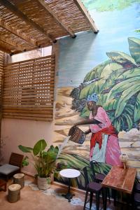 Os clientes hospedados em Baloo Hostel