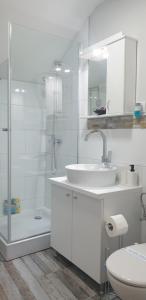 Koupelna v ubytování Apartmani Statik SD