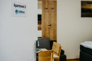 Televiisor ja/või meelelahutuskeskus majutusasutuses Chill & Relax Apartments in Neusiedl am See