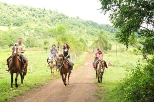 Horseback riding sa lodge o sa malapit