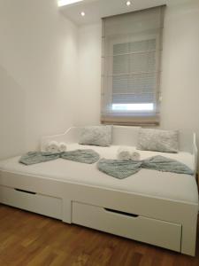 Krevet ili kreveti u jedinici u okviru objekta Kruna Apartment