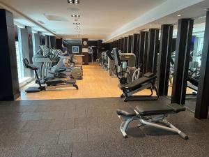 Γυμναστήριο ή/και όργανα γυμναστικής στο 2BR Dubai Burj View Downtown Skyline with Pool, Gym, & Parking