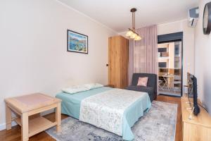 Кровать или кровати в номере Soho city apartment