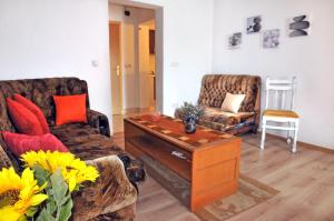 Posezení v ubytování Hostel Room