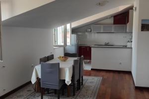 Η κουζίνα ή μικρή κουζίνα στο Luxury city centre apartment with stunning view