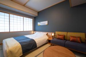 Kyoto Umekoij Kadensho房間的床