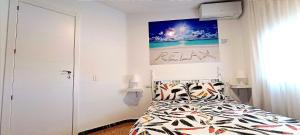 Postel nebo postele na pokoji v ubytování CALAFELL 5 BEACH