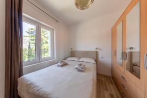 Posteľ alebo postele v izbe v ubytovaní Sunlight apartment
