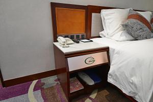 Voodi või voodid majutusasutuse Hotel Guia toas