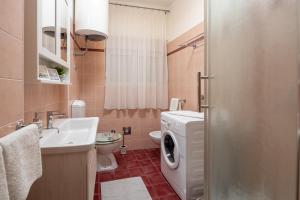 Koupelna v ubytování Downtown City Apartment