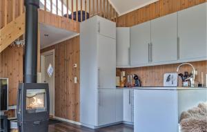 Η κουζίνα ή μικρή κουζίνα στο 3 Bedroom Nice Home In Mykland
