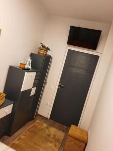 TV a/nebo společenská místnost v ubytování Lezser apartman