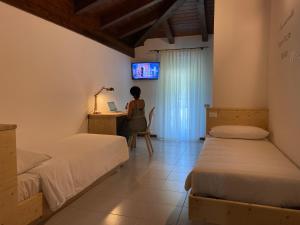 Postel nebo postele na pokoji v ubytování B&B Stari Mlin - Vecchio Mulino
